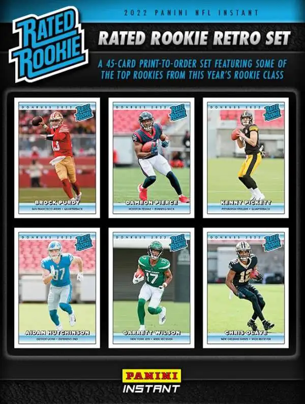 New York Jets 2022 Donruss Factory Sealed Team Set with Rated Rookie C