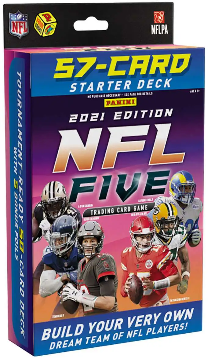 NFL Trading Card Game 2021 Five Football Starter Deck [57 Cards]