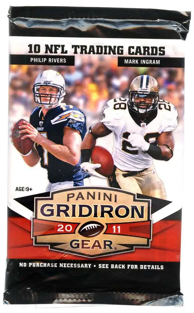 NFL Panini 2011 Panini Gridiron Football Trading Card Pack - ToyWiz