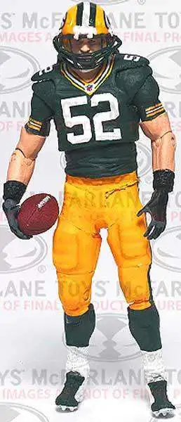 McFarlane Toys NFL Green Bay Packers Sports Picks Football Series 28 Clay  Matthews Action Figure Green Jersey - ToyWiz