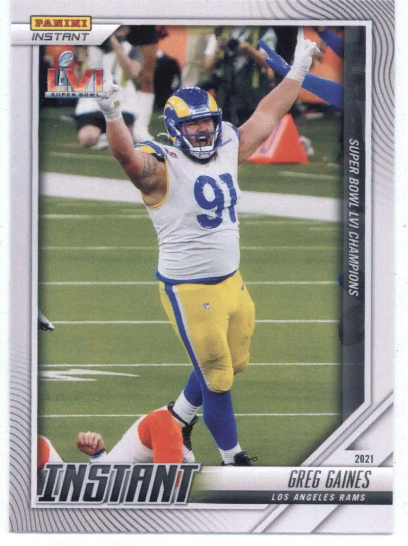 NFL Los Angeles Rams 2022 Super Bowl 56 Champions Greg Gaines #17