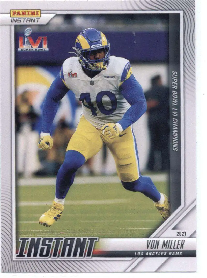 NFL Los Angeles Rams 2022 Super Bowl 56 Champions Single Card Darrell  Henderson 3 - ToyWiz