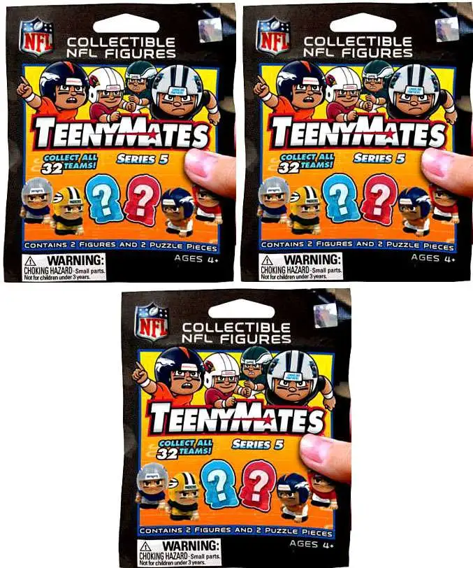 NFL TeenyMates Football Series 3 Wide Receivers Mystery Box 32 Packs Party  Animal Toys - ToyWiz