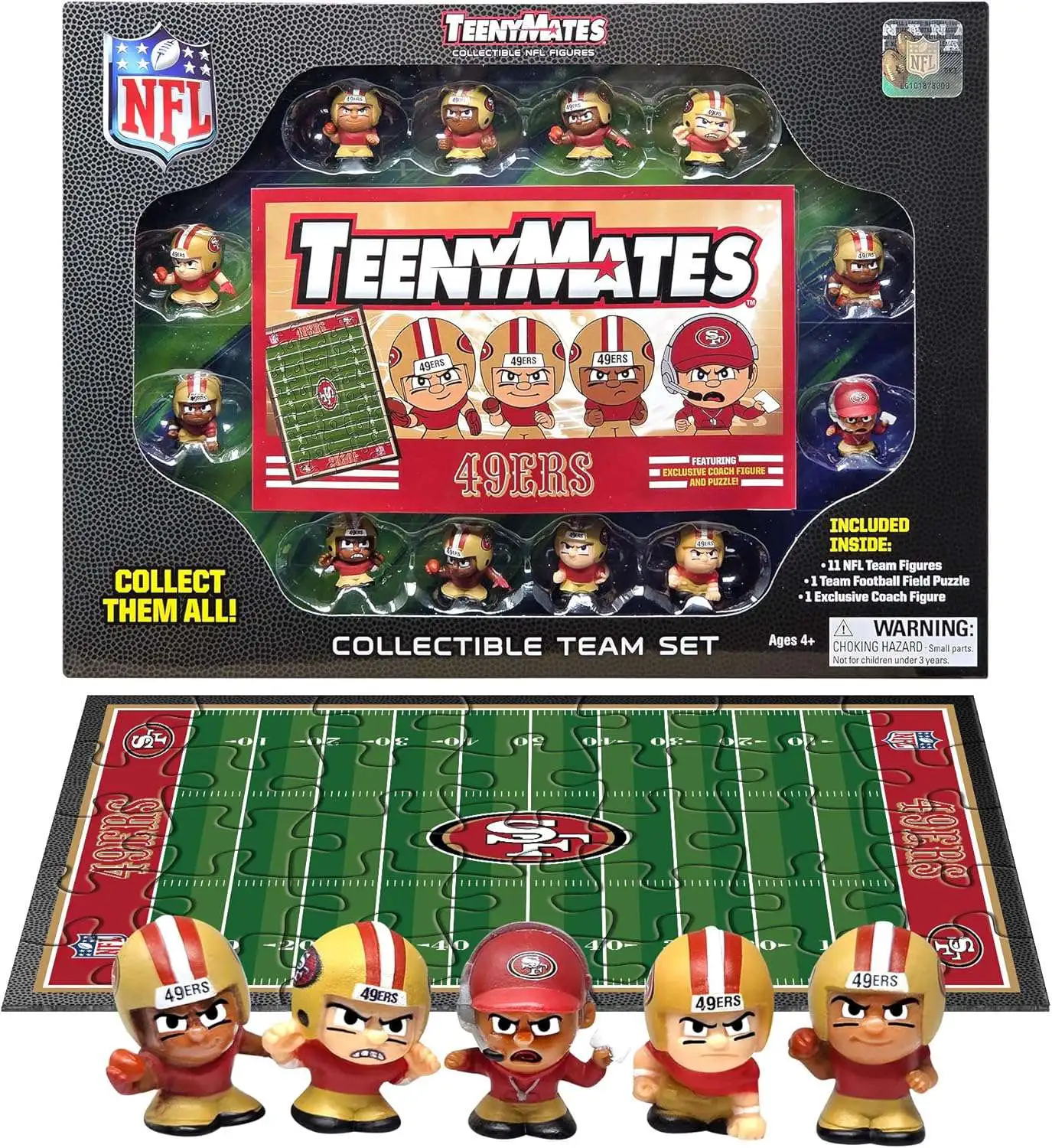 NFL TeenyMates 2024 Football San Francisco 49ers 12-Figure Team