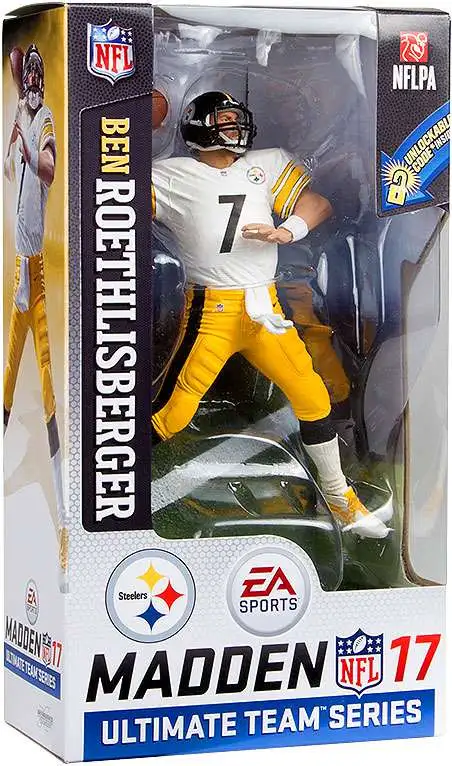 McFarlane Toys NFL Pittsburgh Steelers EA Sports Madden 17 Ultimate Team Series 2 Ben Roethlisberger Action Figure [White Jersey]