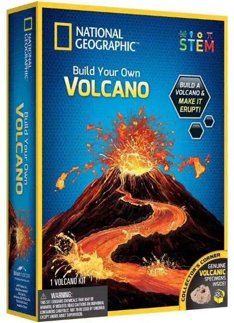 National Geographic STEM Build Your Own Volcano Science Kit