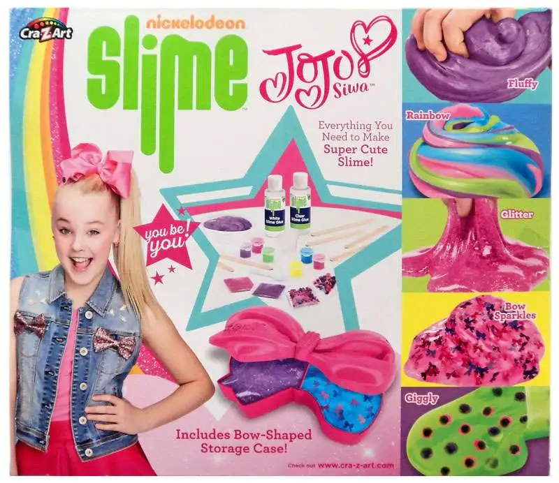 Jojo Siwa Slime Kit de fabricación mezclar Y Crear Super Lindo Slime Craz Art Nickelodeon 