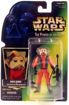 Star Wars Return of the Jedi Power of the Force POTF2 Collection 2 Nien Nunb Action Figure [Hologram Card]