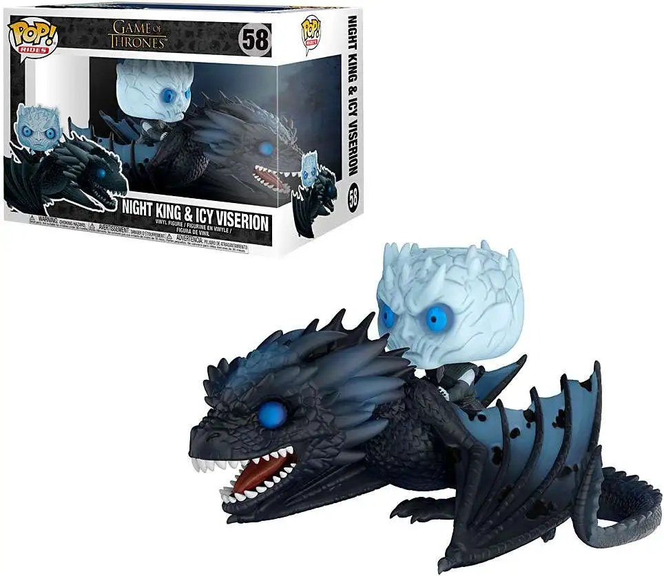 Rides ~ NIGHT KING & ICY VISERION DELUXE SET ~ Game of Thrones GOT Funko POP 
