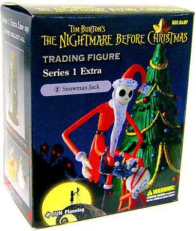 Nightmare Before Christmas Series 1 Extra Snowman Jack Trading Figure #2