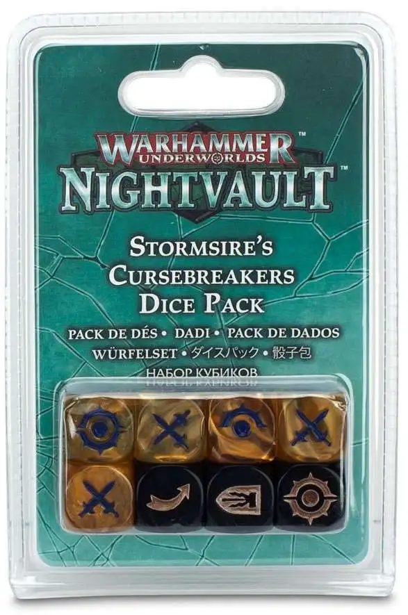 Warhammer Underworlds: Nightvault Stormsire's Cursebreakers Dice Pack