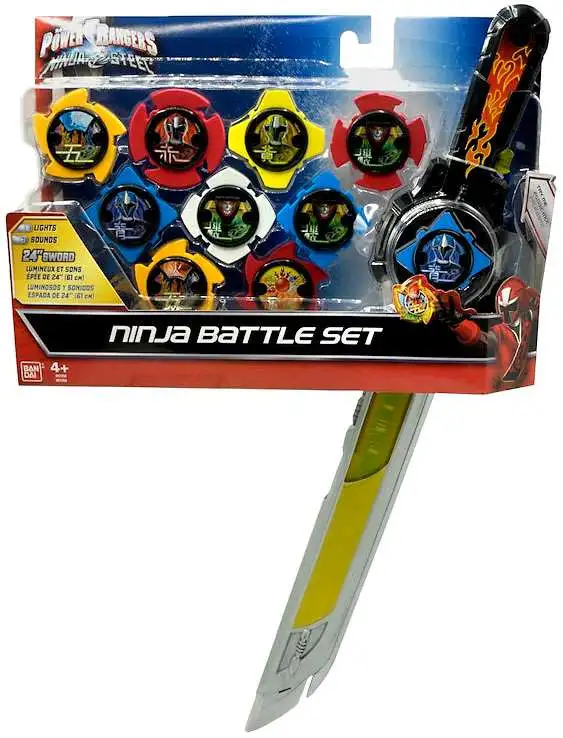 Power Rangers Ninja Steel Ninja Battle Set Exclusive Lights Sounds