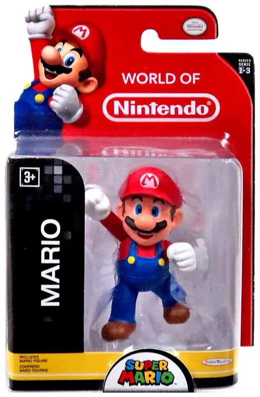 World of Nintendo Super Mario Mario 2.5-Inch Mini Figure [Jumping, Damaged Package, Damaged Package]
