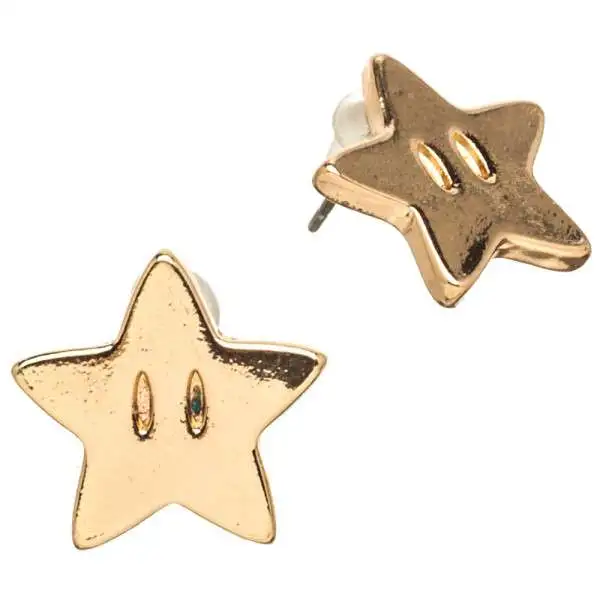 Nintendo Super Mario Star Earrings Apparel