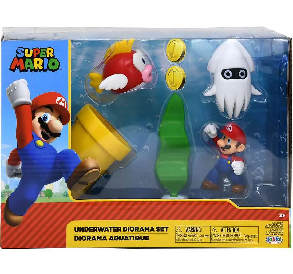 Super Mario 64 Diorama Cube: Baby Penguin - Video Game Room Decoration