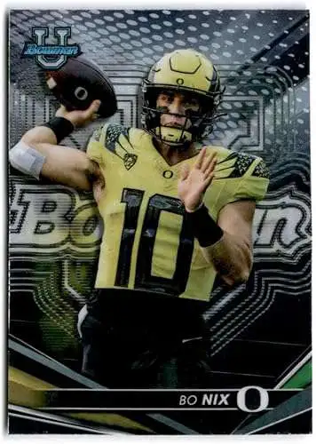 NFL Topps 2022 Bowman's Best University Football Bo Nix #22 [Rookie]