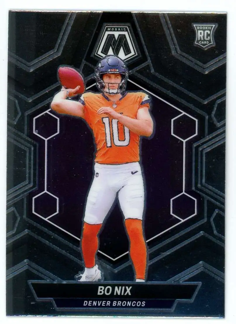 NFL 2024 Panini Mosaic Football Bo Nix #312 [Rookie]