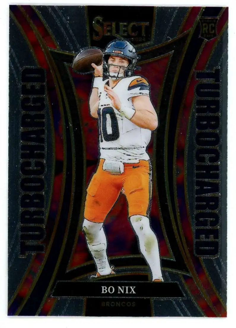 NFL 2024 Panini Select Football Turbocharged Bo Nix #16 [Rookie]