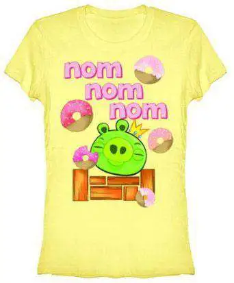 Angry Birds Drop Birds Not Bombs T-Shirt [Women's Small] 