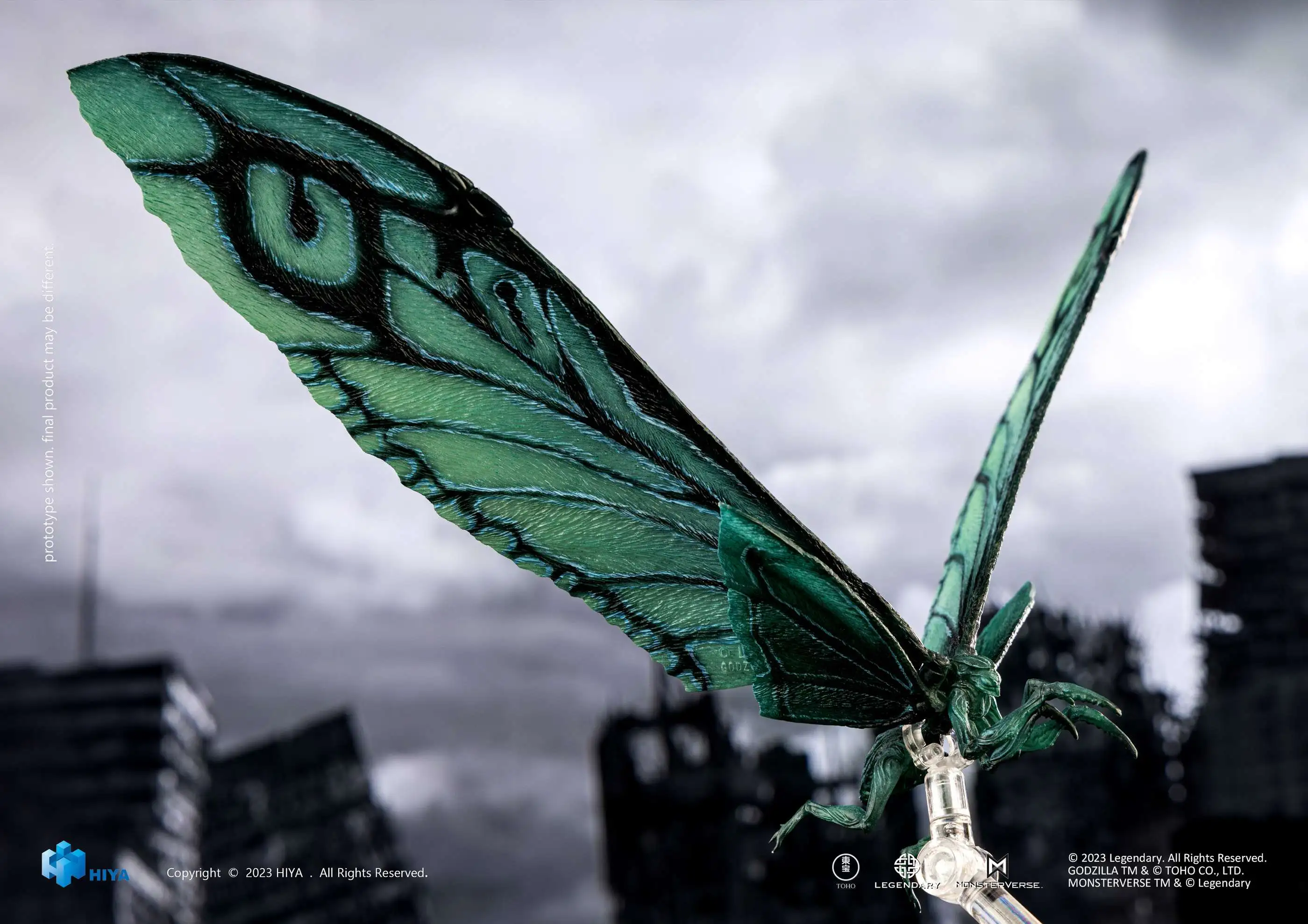 Godzilla King of the Monsters Exquisite Basic Series Mothra Exclusive  Action Figure [Emerald Titan]