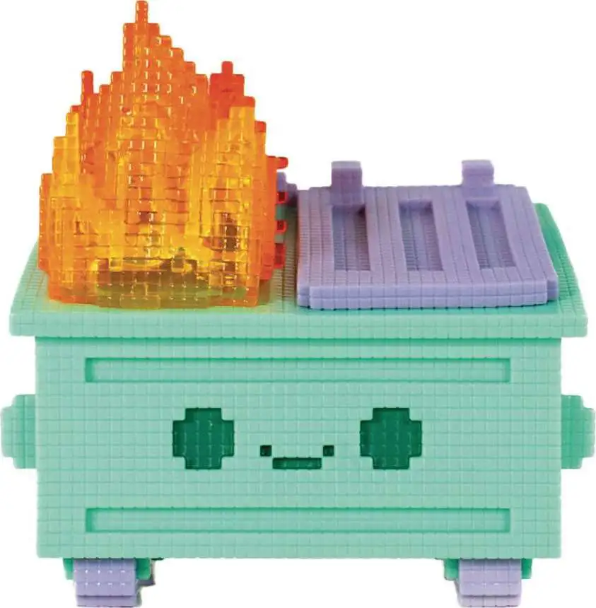 Dumpster Fire Vinyl Figure [8-Bit Version]
