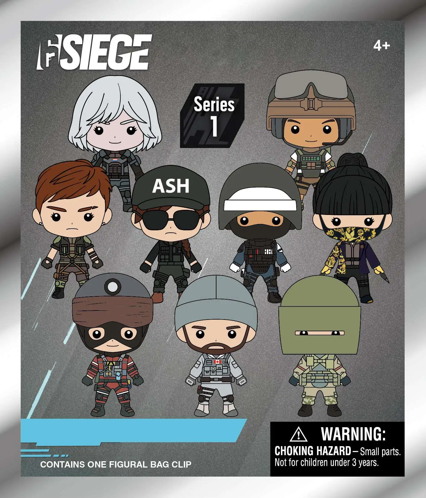 3D Figural Bag Clip Tom Clancy's Rainbow Six Siege Series 1 Mystery Pack [1 RANDOM Figure]