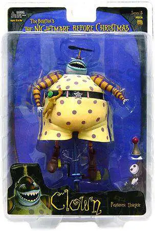 NECA The Nightmare Before Christmas Series 5 Clown [With Unicycle] Action Figure