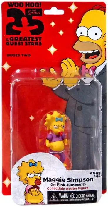 NECA The Simpsons Greatest Guest Stars Series 2 Maggie Action FIgure