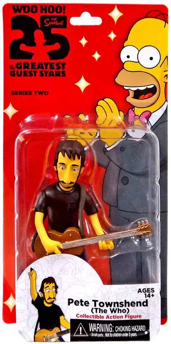 NECA The Simpsons Greatest Guest Stars Series 2 Pete Townshend Action FIgure