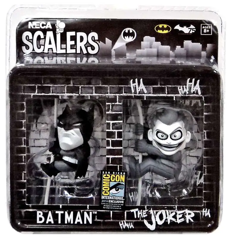 NECA Scalers Batman & The Joker Exclusive 3.5-Inch Vinyl Figure 2-Pack 