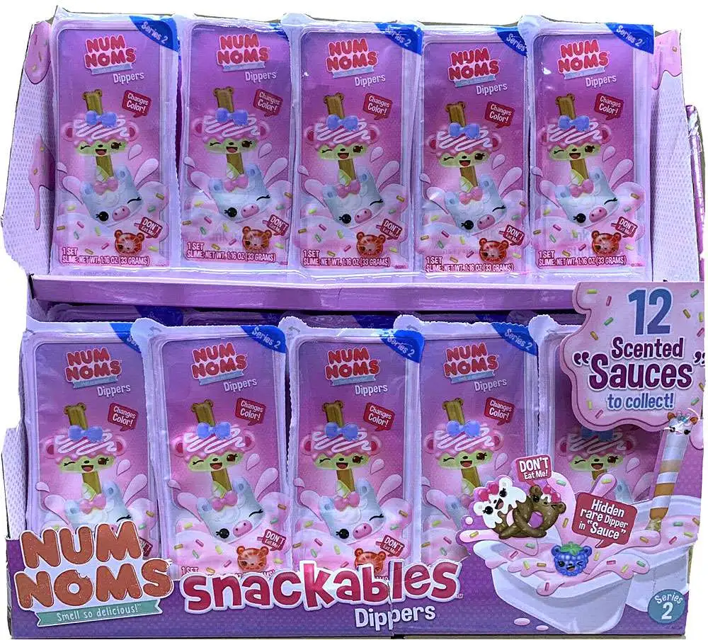 Num Noms Snackables Dippers Series 2 Mystery Pack 35 Packs MGA Entertainment ToyWiz