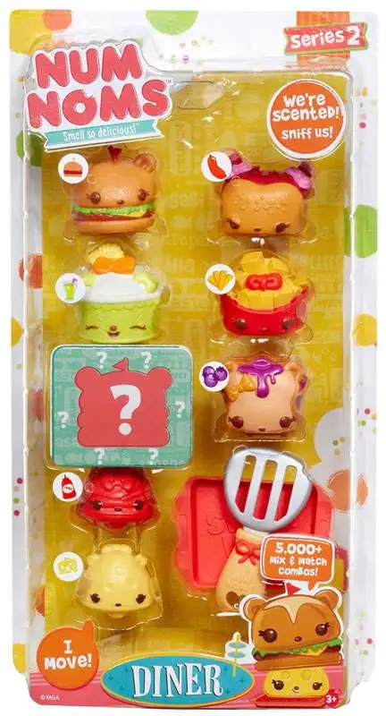 Num Noms Series 2 Diner Jumbo Combo Party 8-Pack MGA Entertainment