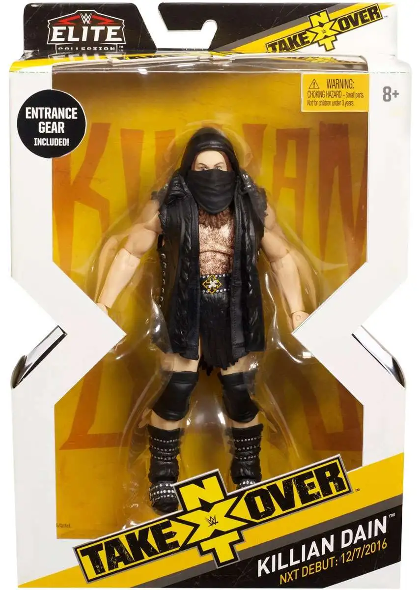 WWE NXT Takeover Elite Mattel Killian Dain NEW Wrestling Figure Exclusive 