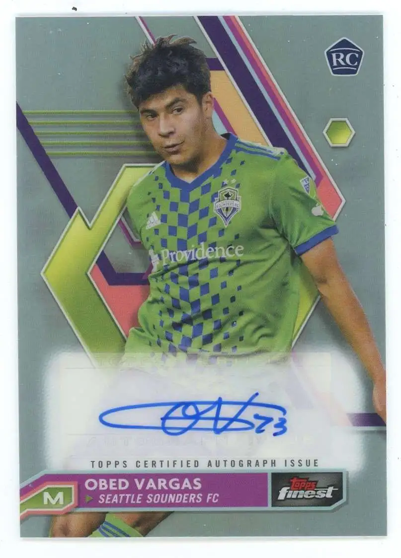 Soccer 2023 Topps Finest Obed Vargas A-OV [Rookie Auto]