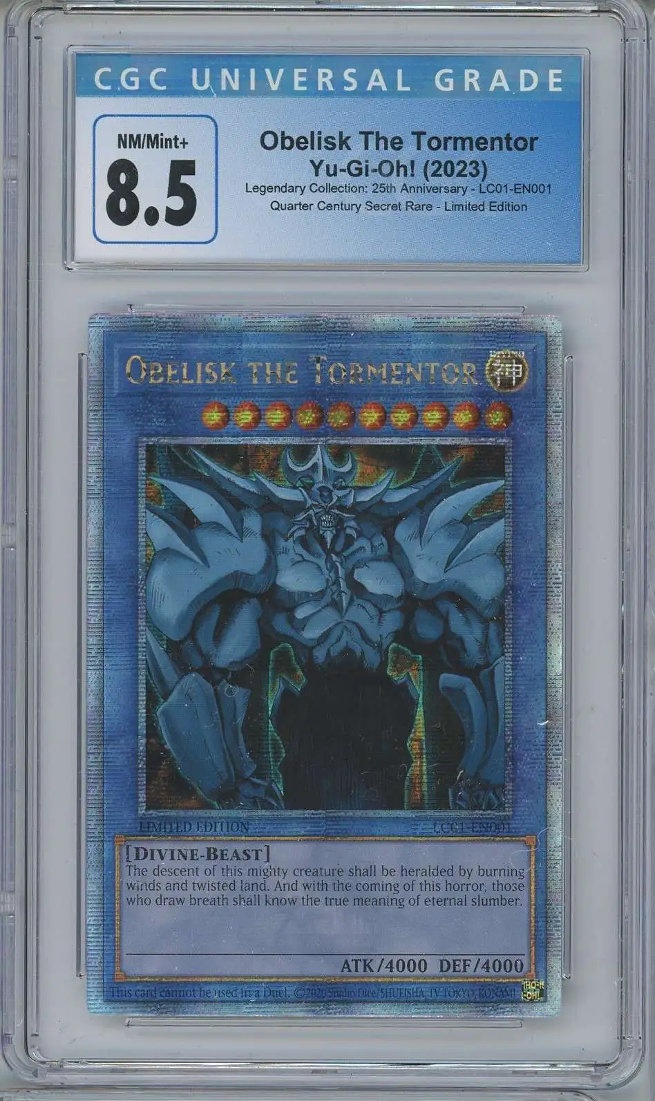 YuGiOh Trading Card Game Legendary Collection 25th