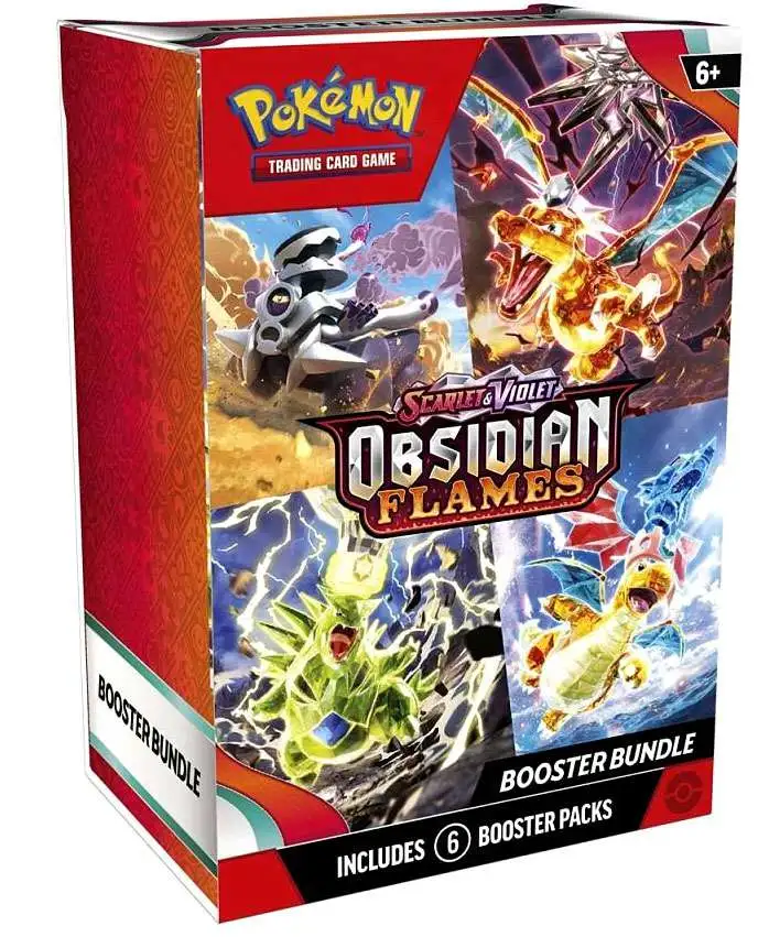 Pokemon Scarlet & Violet Obsidian Flames Booster Bundle [6 Packs]