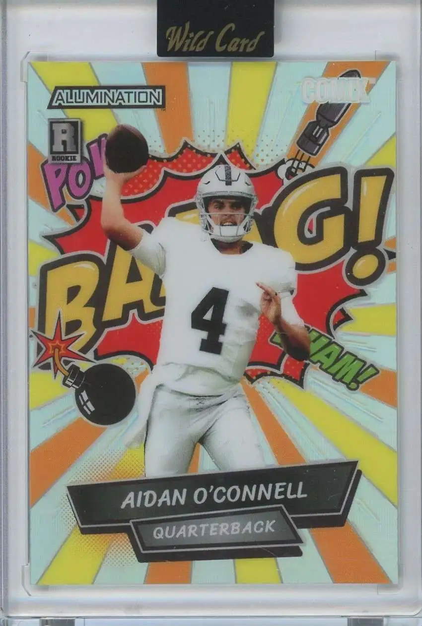 NFL 2023 Alumination 4/7 Bang! Comix Aidan O'Connell AC-AO [Rookie]