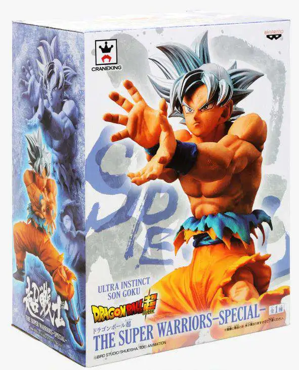 Ultra Instinct Son Goku Figura 18 cm Dragon Ball Super DXF Super Warriors 