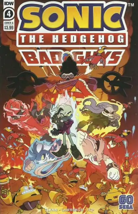 SONIC THE HEDGEHOG BAD GUYS #4 COVER B IDW 2020 1st Print COMIC 