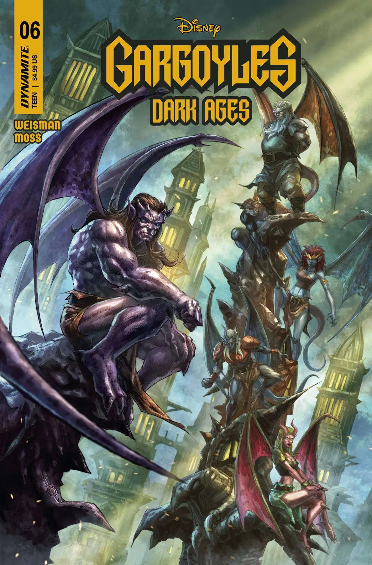 Dynamite Entertainment Gargoyles: Dark Ages #6 Comic Book [Quah Cover B]