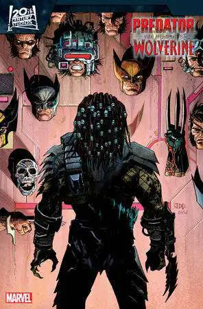 Marvel Predator Vs Wolverine Comic Book 4 125 Cassara