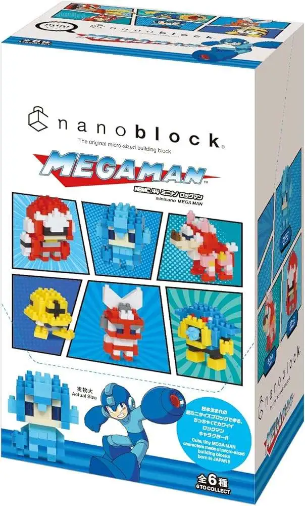 Nanoblock Mega Man Series 1 1.6-Inch Mystery Pack [1 RANDOM Figure]