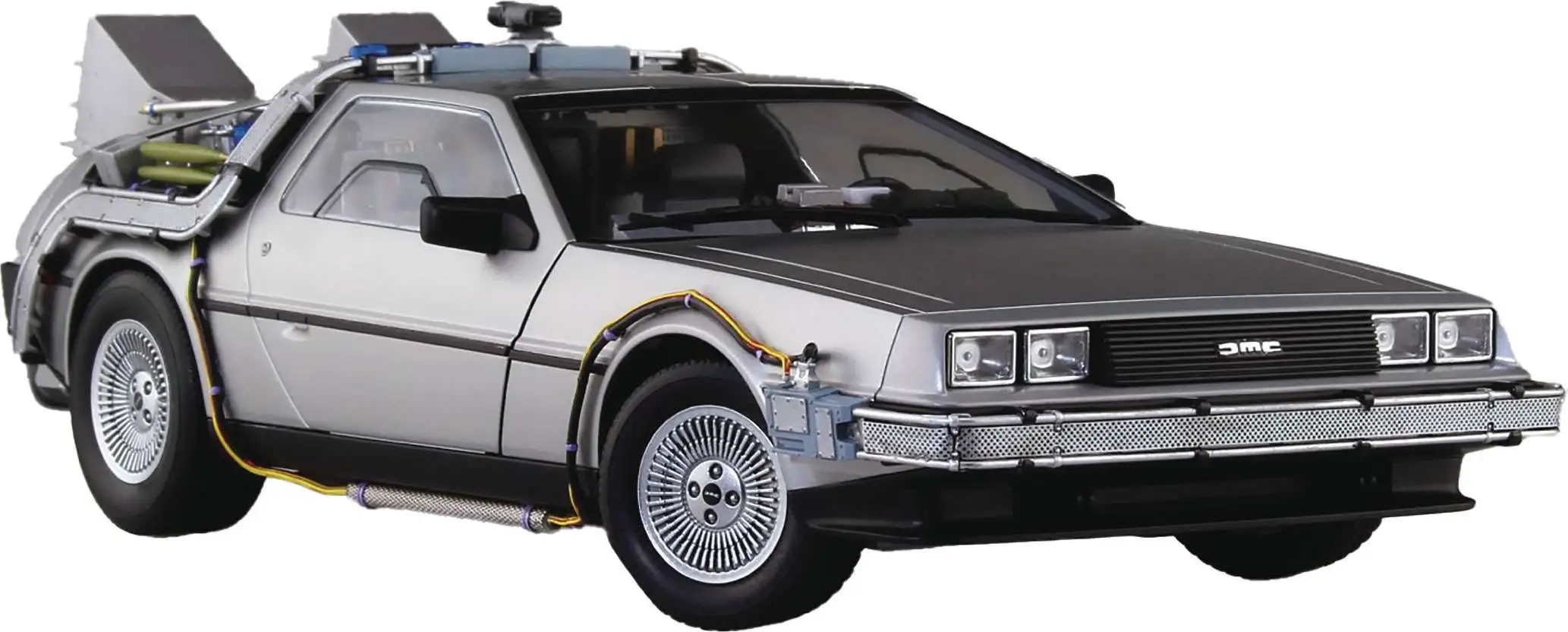 Back to the Future Delorean Time Machine 124 Model Kit Diamond Select ...