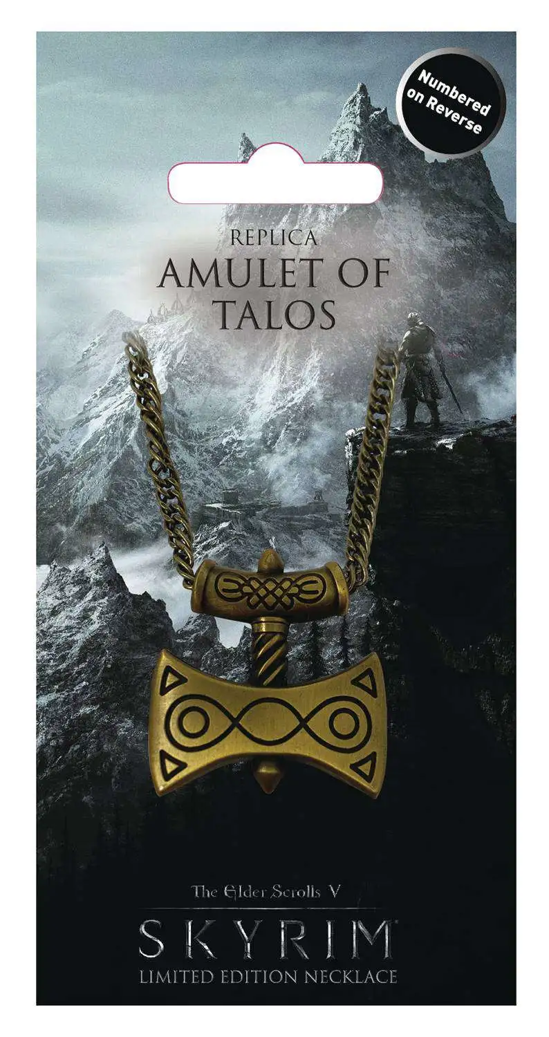 The Elder Scrolls V: Skyrim Amulet of Talos Metal Replica Necklace
