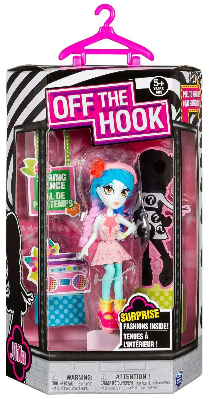 Off The Hook Fashion Dolls 4" Doll with Mix & Match Outfits Incl Mystery Bag! 