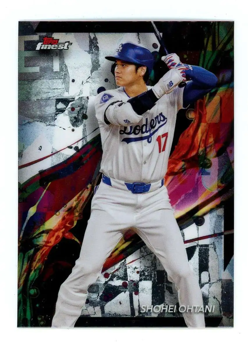 MLB 2024 Topps Finest Baseball Single Card Shohei Ohtani 100 - ToyWiz