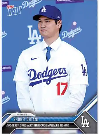 MLB Los Angeles Dodgers 2023 NOW Baseball Shohei Ohtani Exclusive OS-23 [Dodgers Officially Introduce Marquee Signing]