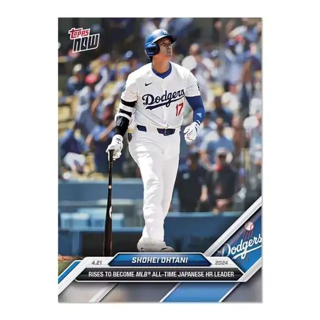 MLB Los Angeles Dodgers 2024 Topps Now Shohei Ohtani #106 [Rises to Become  MLB All-Time Japanese HR Leader]