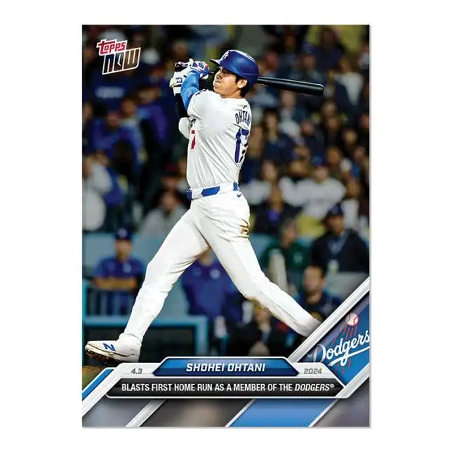MLB Los Angeles Dodgers 2024 NOW Baseball Shohei Ohtani #36 [Blasts First Home Run as a Member of the Dodgers]