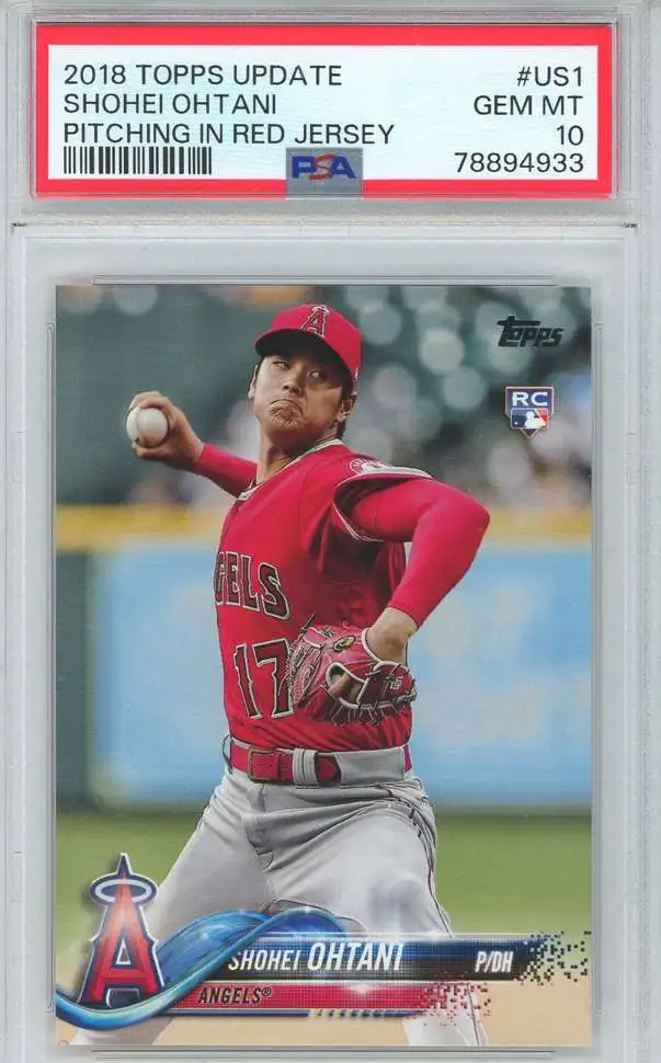 MLB 2018 Topps Update Single Card Rookie Shohei Ohtani US1 Update